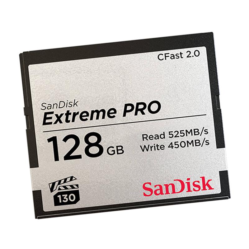 [免邮]闪迪(SanDisk)128GB CFast 2.0卡 读525MB/s写450MB/s单反相机内存卡相机存储卡