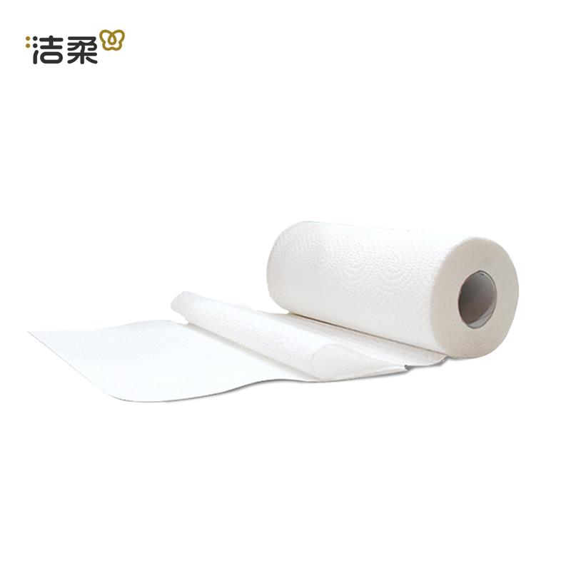 洁柔(C&S) 厨房 用卷纸75节*2卷*4提高清大图