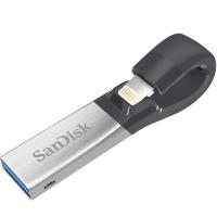 闪迪(SanDisk)iXpand V2欢欣i享32GB 苹果手机 电脑双用U盘 USB3.0银色