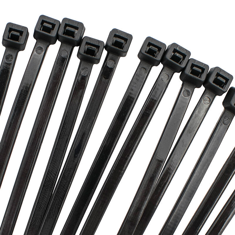 chs 长虹塑料尼龙扎带束线带理线带扎线带 4*300(200根/包)5包 黑色