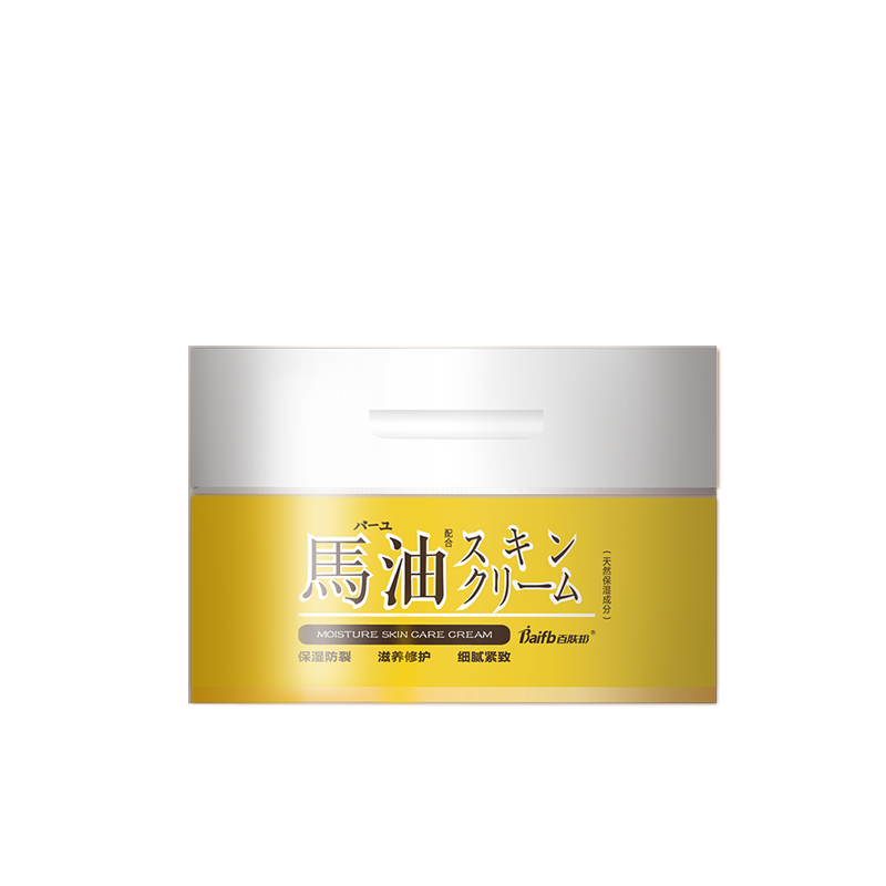百肤邦日本进口马油滋润保湿面霜护肤霜120g
