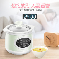 奥林格(AOLINGE)ALG-D01电炖锅迷你煮粥神器煲汤陶瓷隔水炖家用全自动小燕窝电炖盅0.8L 薄荷绿