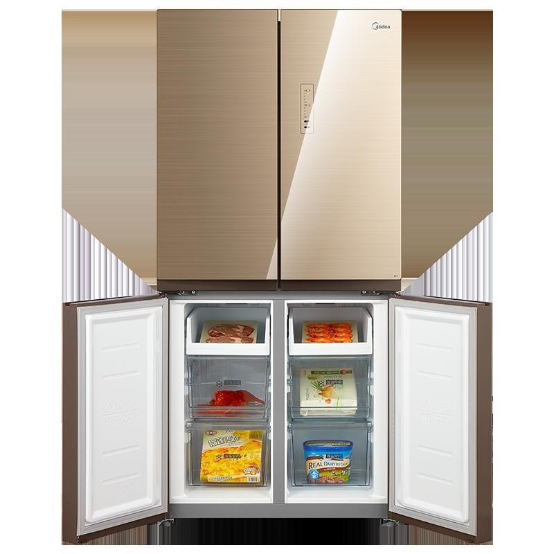 美的(Midea) BCD-456WGM 456升十字对开门 (台)(金)