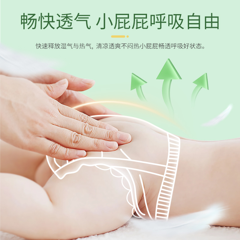 大王(GOO.N)环贴式纸尿裤天使自然之恩系列小号S68片尿不湿天然植物纤维高清大图