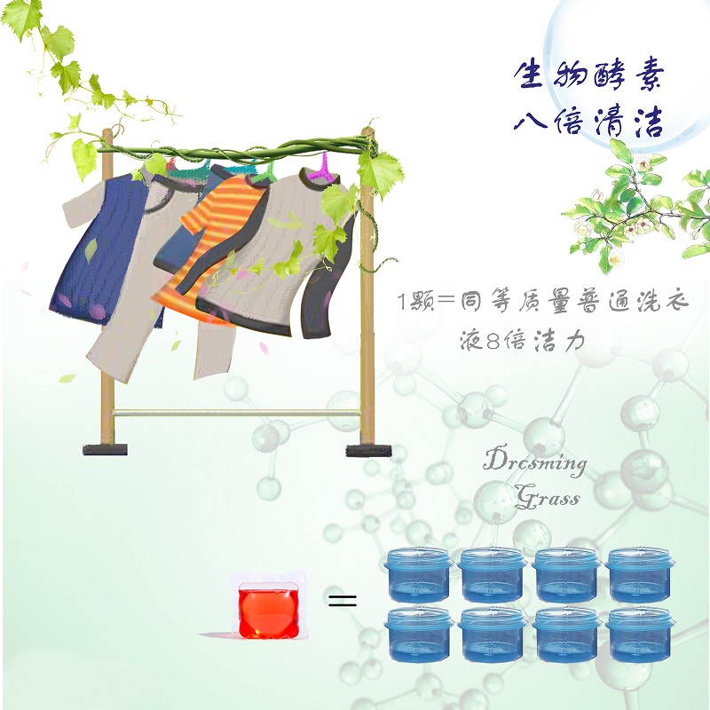 怀梦草640g(40颗*2盒) 紫色装 香水型洗衣凝珠深层清洁持久留香酵素浓缩洗衣液舒适家庭装(袋装盒装随机)