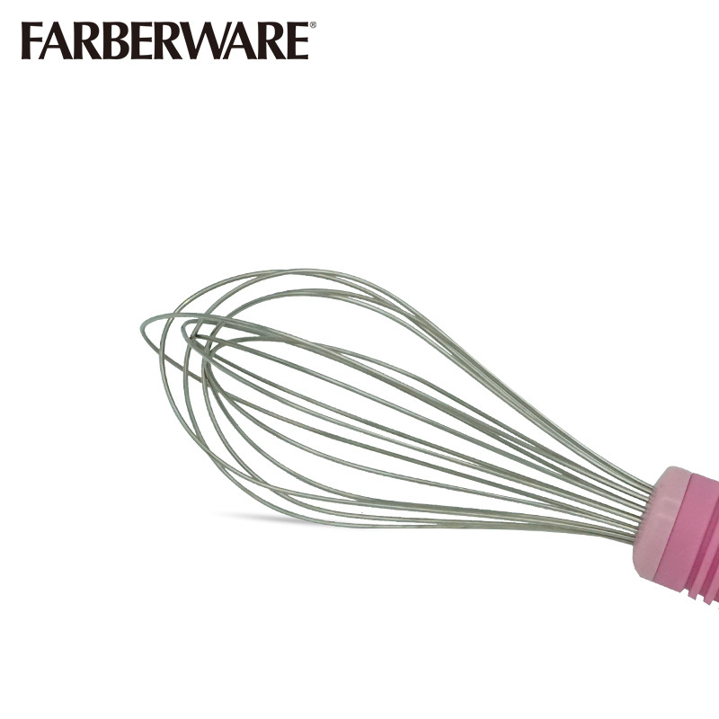 美国生牌Farberware不锈钢手动打蛋器搅拌器家用厨房烘焙手持搅拌器