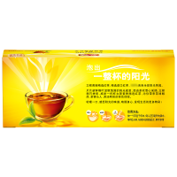 立顿黄牌精选红茶茶包斯里兰卡红茶叶办公冲饮袋泡茶25包/50g盒装