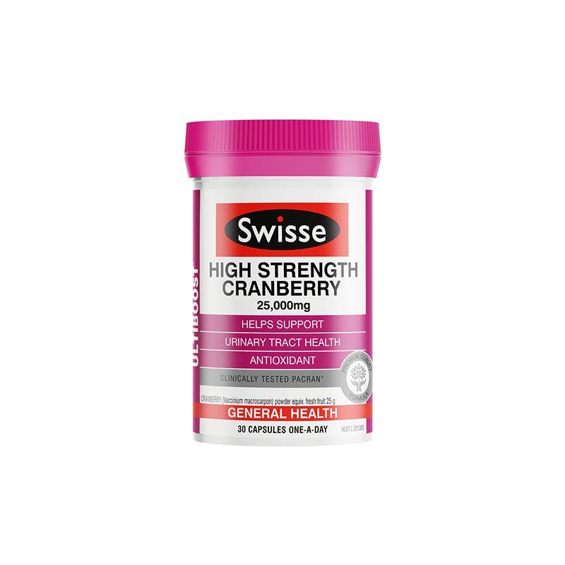Swisse斯维诗 高强度蔓越莓软胶囊 25000毫克 30粒/瓶 澳洲进口
