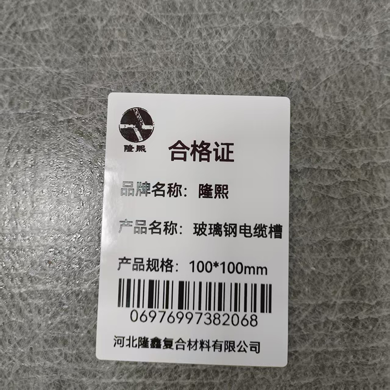 隆熙+玻璃钢电缆槽+100*100mm+米高清大图