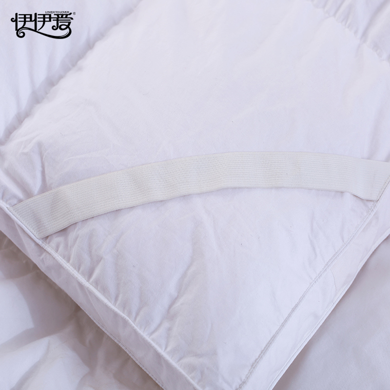 伊伊爱 防羽布床护垫30白鸭绒褥子高清大图