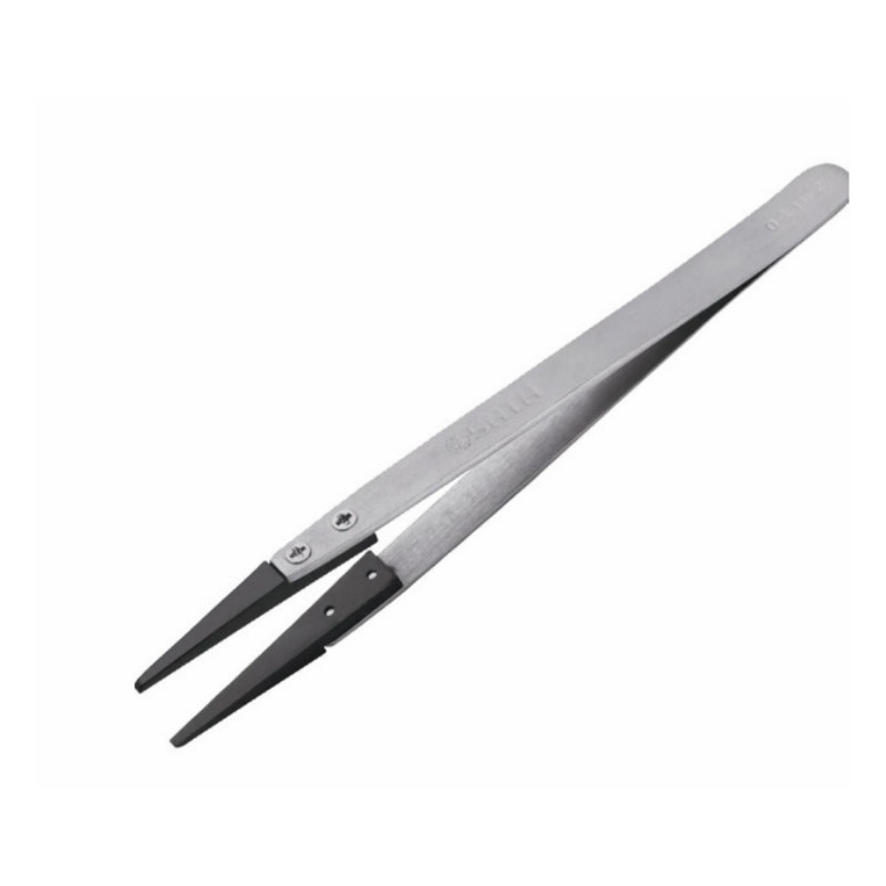 世达 SATA 3162 防静电宽头镊子130MM