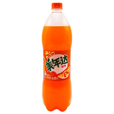 美年达1.25L/瓶