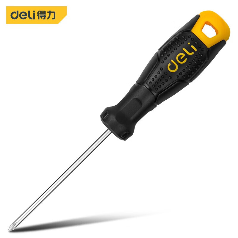得力(deli)DL626100 塑柄十字螺丝批 防滑 螺丝刀 改锥 起子 PH2×100MM