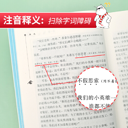 青鸟 [正版]青鸟原著小学生二三四五六年级上册下册学期阅读课外书经典书目儿童文学童话故事快乐读书吧世界名著智慧熊励志版高清大图