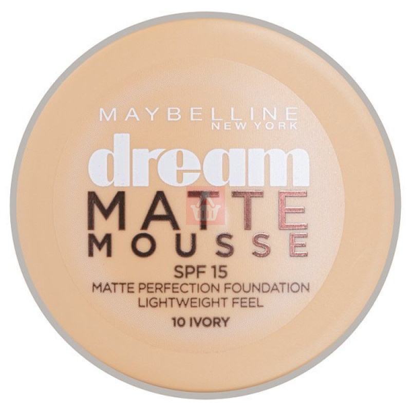 Maybelline 美宝莲梦幻丝柔呼吸慕斯淡斑粉底液SPF15 18ml 清爽保湿遮瑕自然裸妆各种肤质通用肤色系