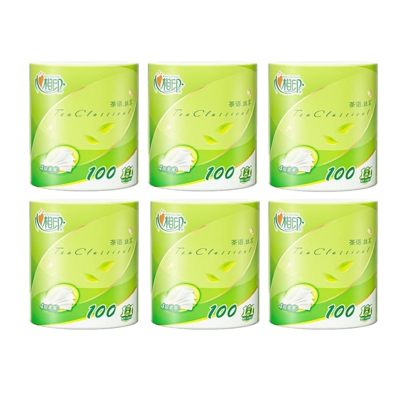 心相印茶语丝享有芯卷纸 100克*6卷