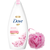 Dove/多芬樱花甜香滋养美肤沐浴乳400g+浴球 滋养美肤