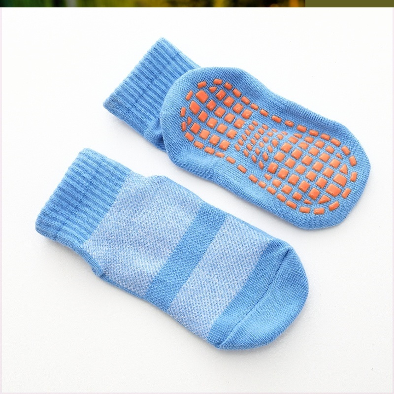 tu儿童袜子夹棉男童女童中大童中筒袜宝宝秋冬季加厚袜套地板防滑袜袜