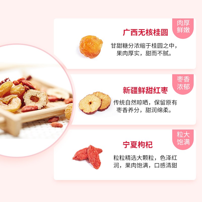 茶里桂圆红枣7包袋装52.5g高清大图