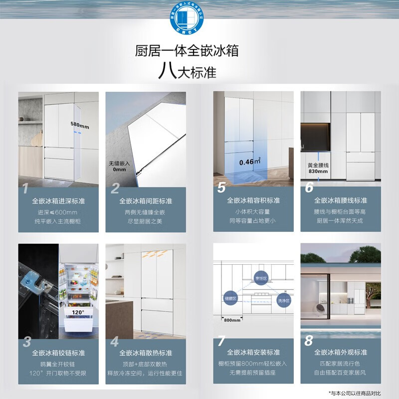 松下(Panasonic)多门法式臻全嵌系列冰箱NR-EW46TGB-W 464升一体化纯平嵌入120°广角开门珍珠白色高清大图