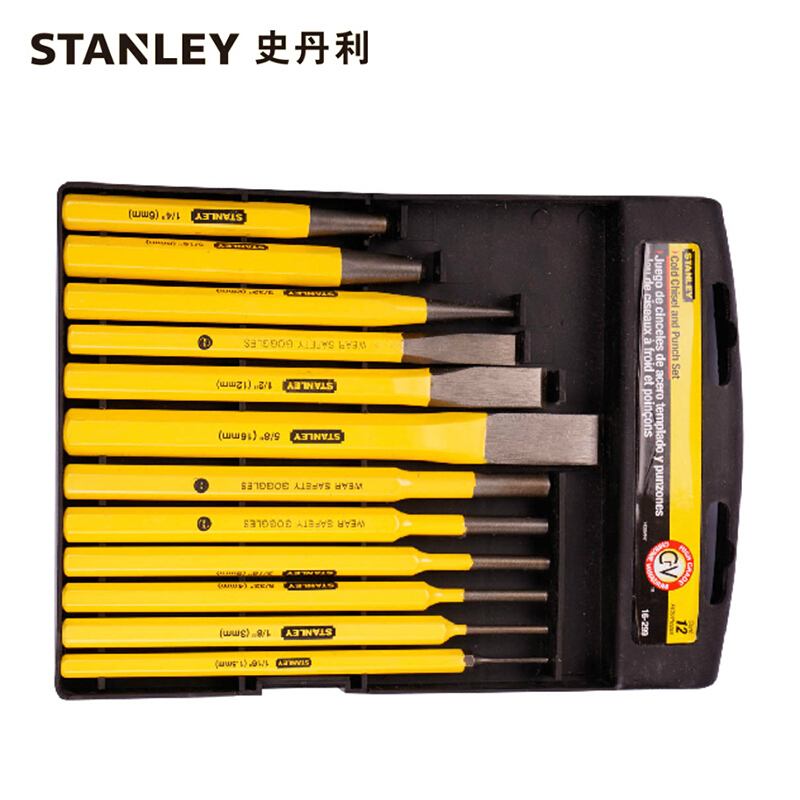 史丹利STANLEY 12件套冲凿 16-299-23