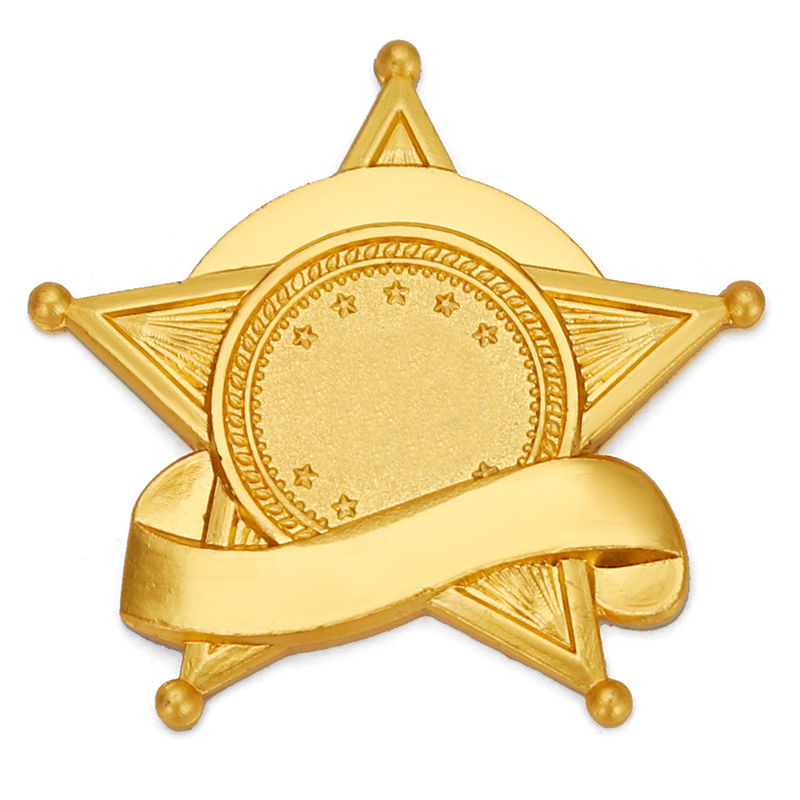 金属五角星徽章ta0472胸针司