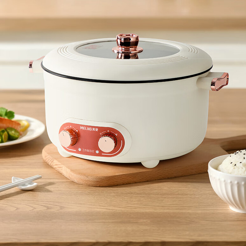 美菱电火锅6L分区控温涮煮鸳鸯电火锅单层MT-LC5015高清大图