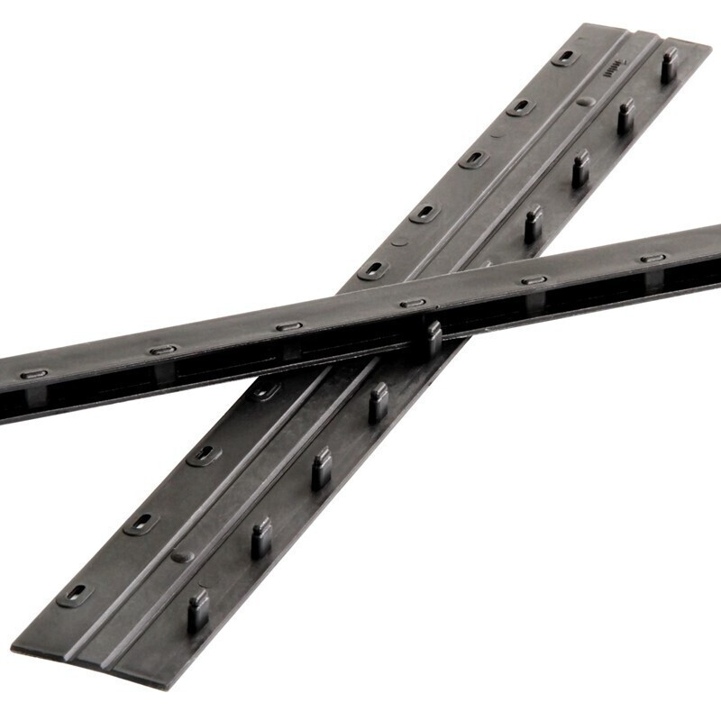 得力(deli) 3827 10孔装订夹条 10mm 100支/盒 黑色高清大图