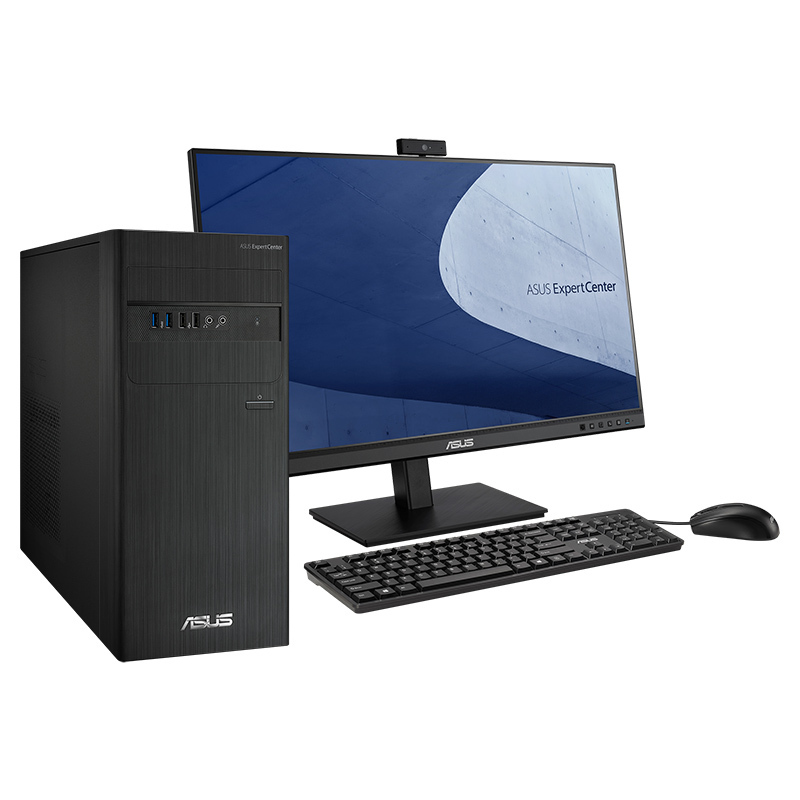 华硕(ASUS)商用台式电脑 弘道D500TD 23.8英寸(i5-12400 8G 256GB +1TB 集显 win11 )