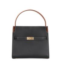 托里.伯奇(TORY BURCH)女士单肩包光滑皮革拼接麂皮链条手提斜挎