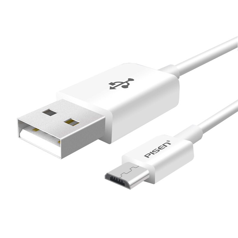 品胜 安卓数据线Micro USB充电线2A充电器电源线加长1.5米/白色 通用华为小米vivo荣耀oppo手机高清大图