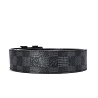 Louis Vuitton LV路易威登新款黑色系针扣男女同款经典帆布老花lv腰带M9808S