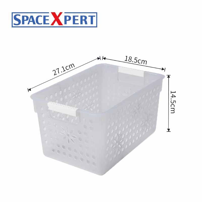 空間専門家(SPACEXPERT) 收纳筐中号储物筐透明高清大图