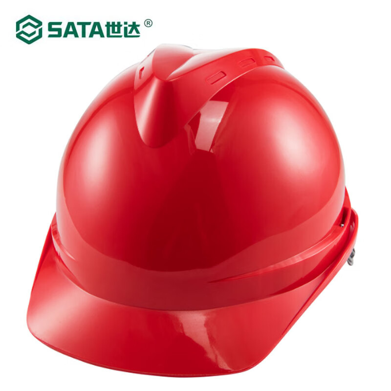 SATA/世达TF0101R 红色 V 顶 PE 标准型安全帽