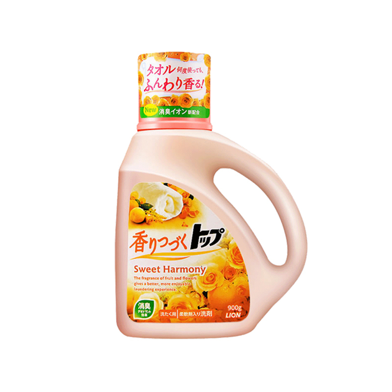 [持久香氛]狮王(LION) TOP香氛柔顺洗衣液 900克 花果香型