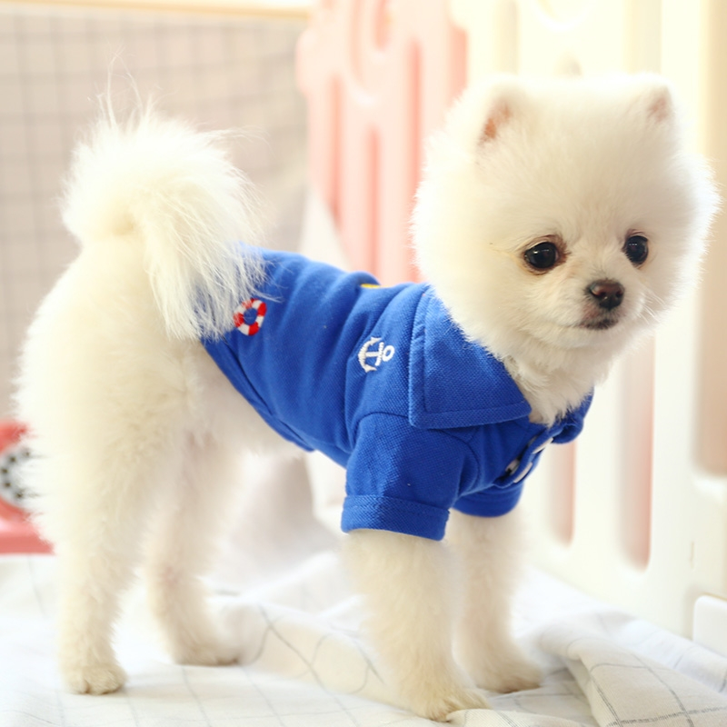 宠物衣服米妮泰迪比熊博美休闲卫衣圆领衫幼犬小型犬狗狗polo