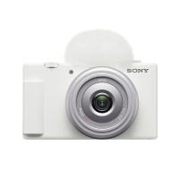 索尼(Sony)ZV-1F学生入门相机 逛展探店扫街 怎么拍都好看 超广角定焦20mm F2.0大光圈镜头 小巧轻便 Vlog相机 白色