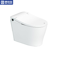 便洁宝(Bejoan)家用马桶自动无水压智能一体式白色坐便器抗菌座圈即热暖风烘干N20B-A 400坑距