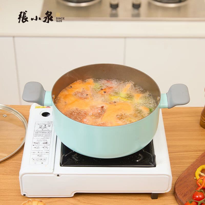 张小泉钛金鱼纹三件套C35770100 不粘锅具套装图片