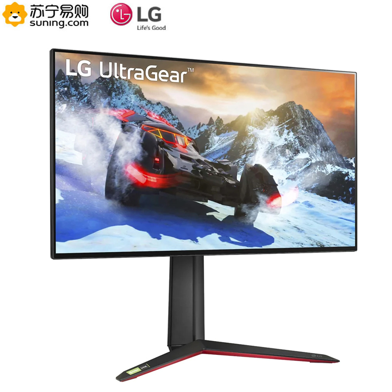 LG 27英寸 4K 160Hz(超频) HDMI2.1 NanoIPS HDR600 10.7亿色 硬件校准 适用PS5 设计师 电竞显示器 27GP95R