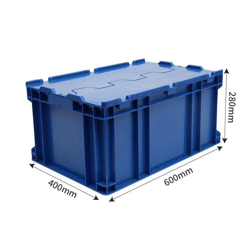 瑾如云海 EU物流箱 翻盖箱 周转箱 600*400*280mm 个高清大图