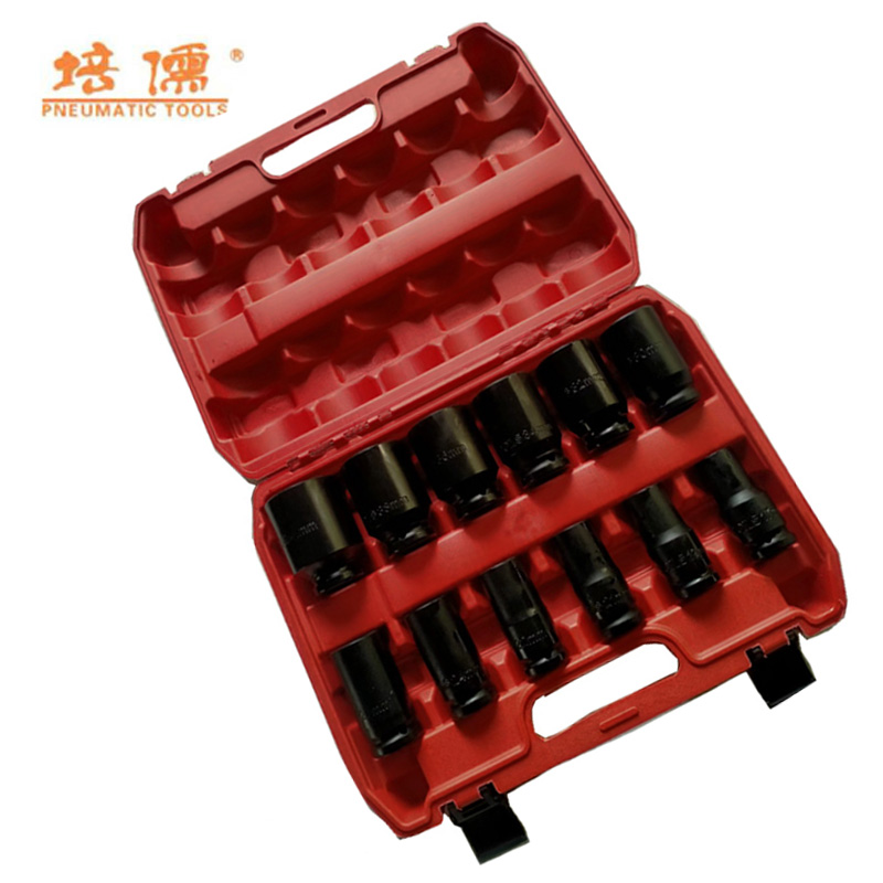 培儒 1“加长六角套筒12件套组合套装 PR-1-12 (单位:套)高清大图