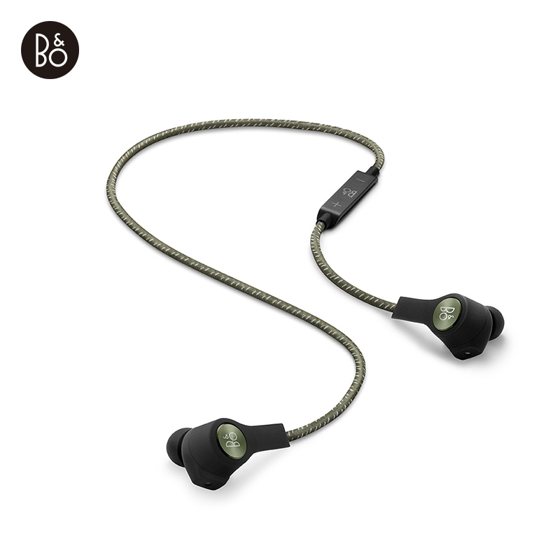 B&O PLAY beoplay H5 入耳式蓝牙无线耳机 磁吸运动耳机 手机游戏耳机 跑步带麦可通话 橄榄绿色