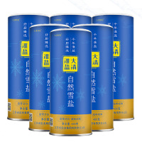 大清淮盐自然雪盐食用盐400gx6罐加碘补碘含碘有碘家用细颗粒海盐不含抗结剂