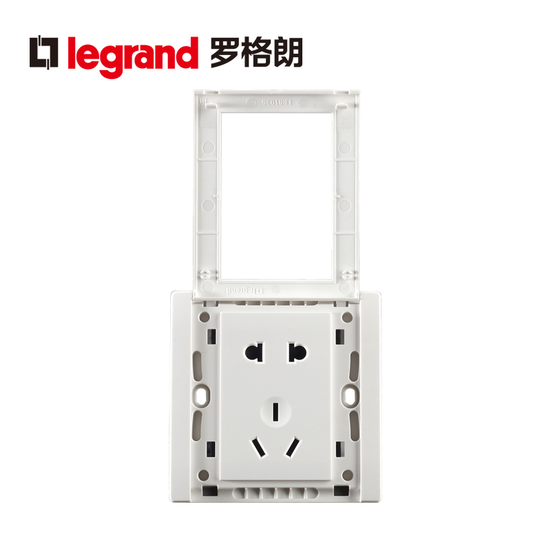 罗格朗(Legrand)开关插座官方旗舰店美涵白色 暗装面板多孔带开关usb五孔插座86型墙壁电源插座