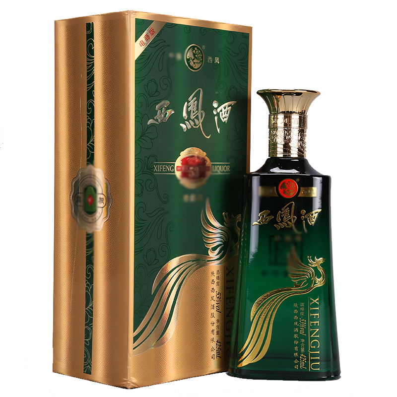 西凤旗帜珍藏版53度425ml凤香型白酒