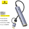 倍思Type-C扩展坞充电器 USB-C3.1分线器 4口集线器HUB拓展坞转接头适用苹果笔记本iPad平板电脑车载