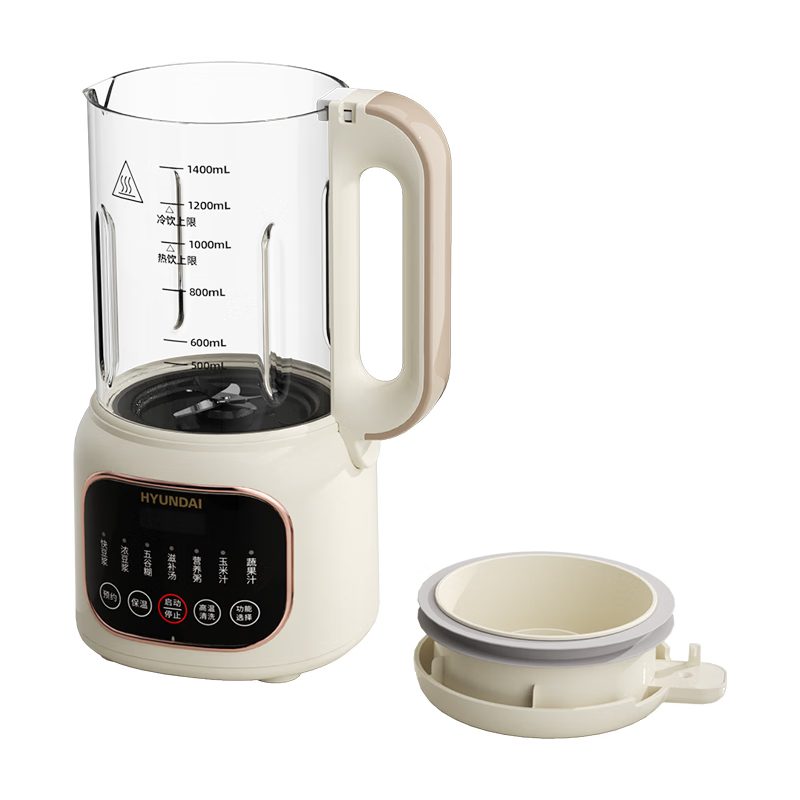 现代(HYUNDAI)D805 破壁豆浆机 1400ml(单位:台)高清大图