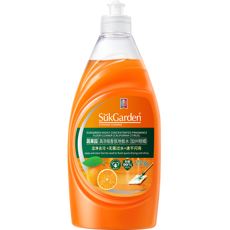 SukGarden蔬果园 高浓缩香氛地板水(加州柑橘) 500g