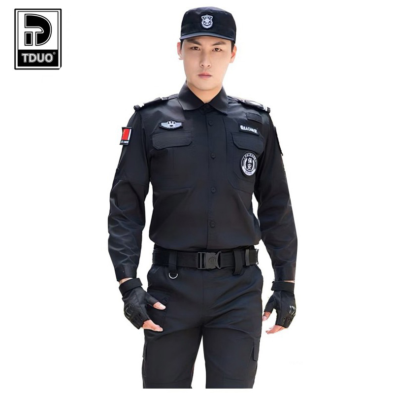 TDUO工作服套装短袖保安制服E31 套高清大图